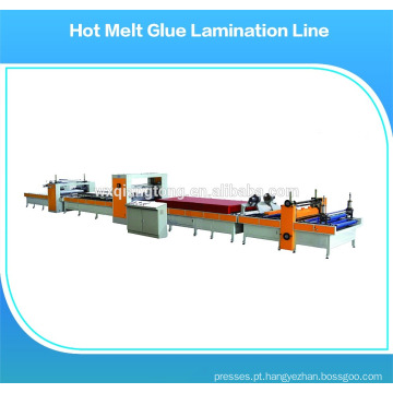 PUR Máquina de laminação de cola quente para PVC / acrílico / HPL